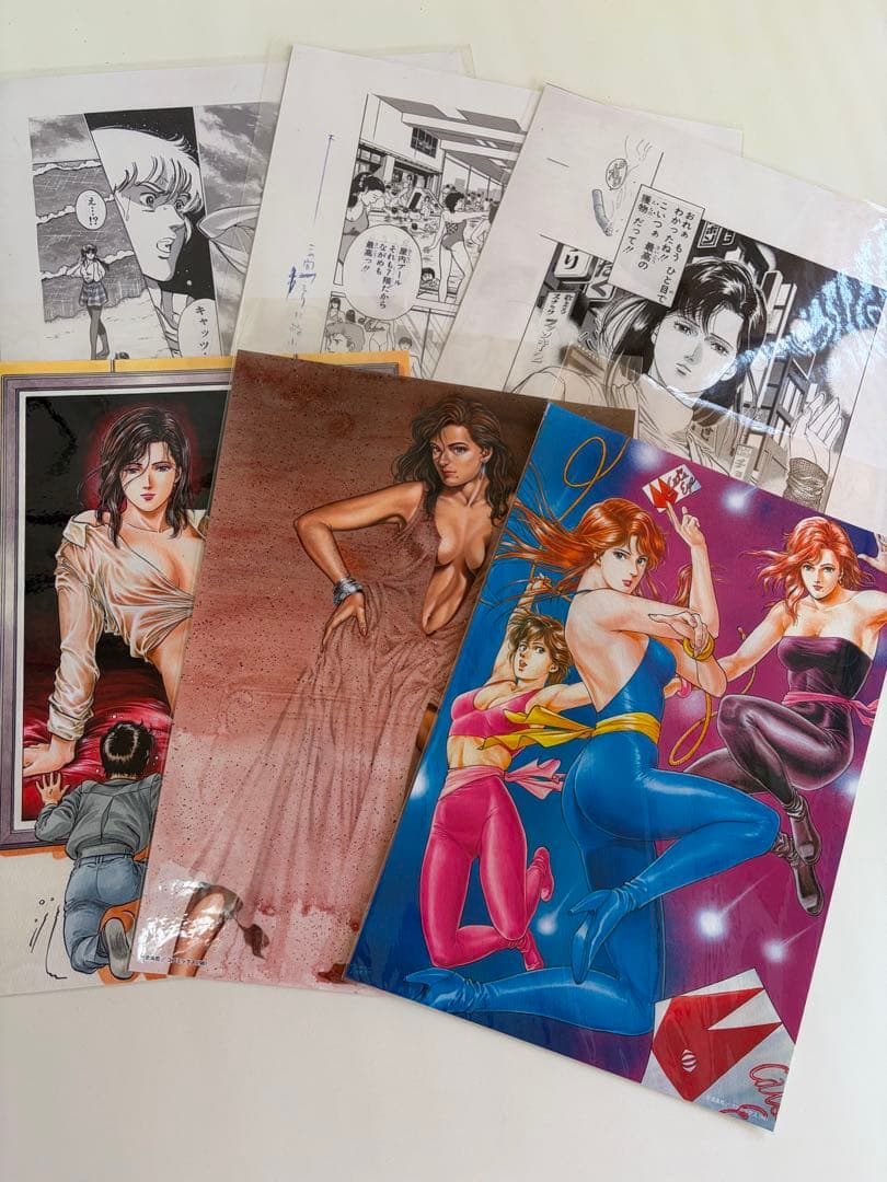 北条司展　複製原稿　高級アートプリント