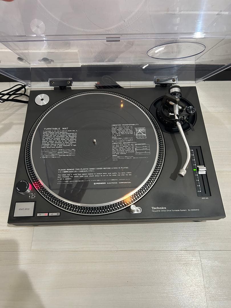 【美品】テクニクス ターンテーブル SL-1200MK3