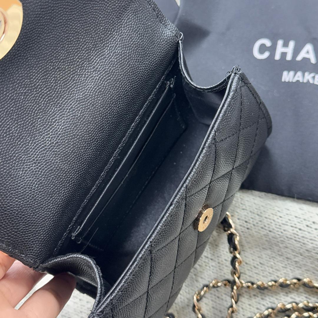 ❤VIP会員❤限定 ブラックレザー ショルダーバッグ