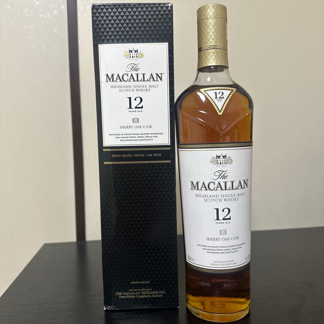 マッカラン12年シェリー 700ml 箱ダメージ