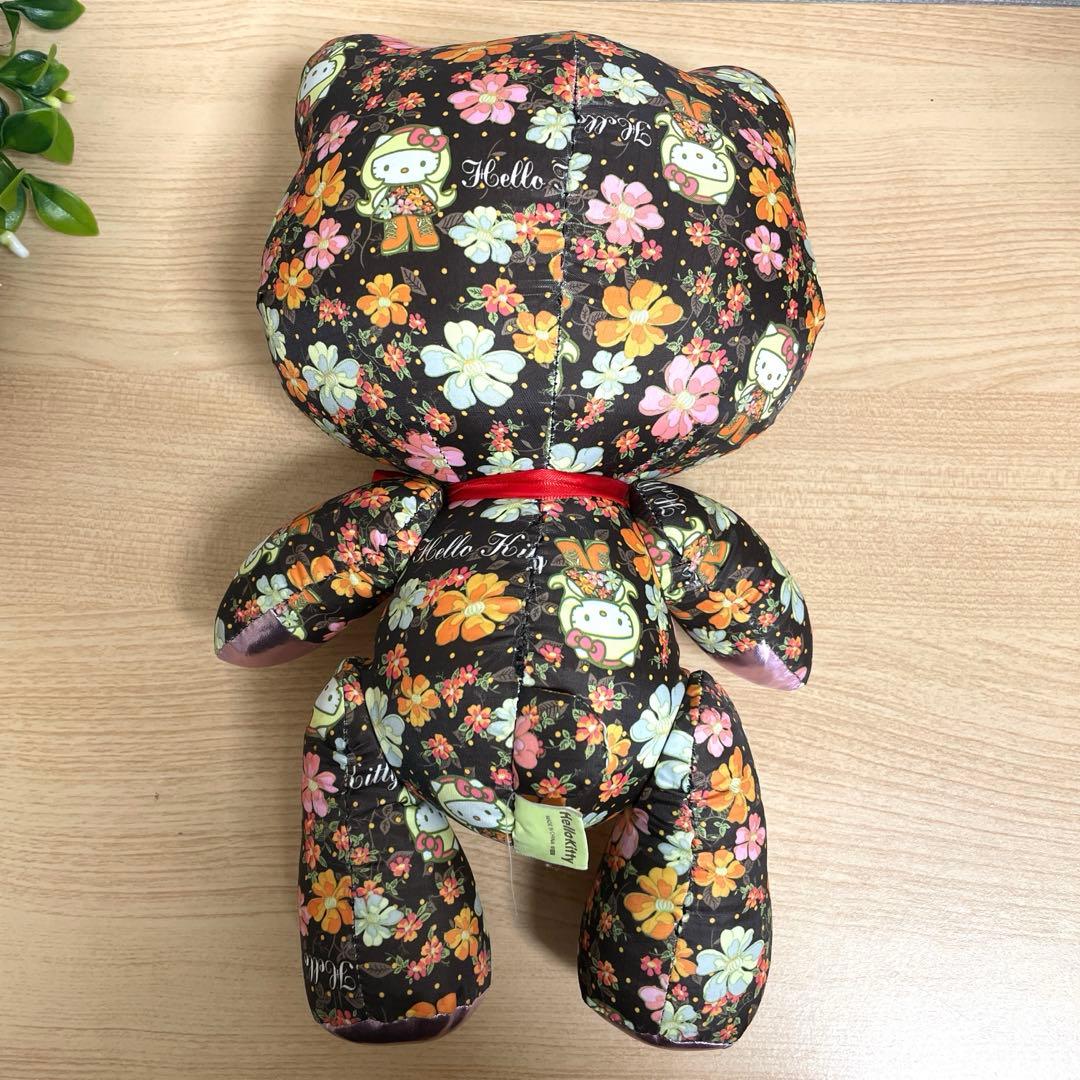 サンリオ フルールキティ ぬいぐるみ 約30cm 花柄