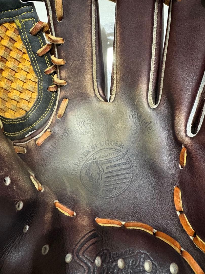 久保田スラッガー軟式内野用グラブ　金子千尋風カスタム