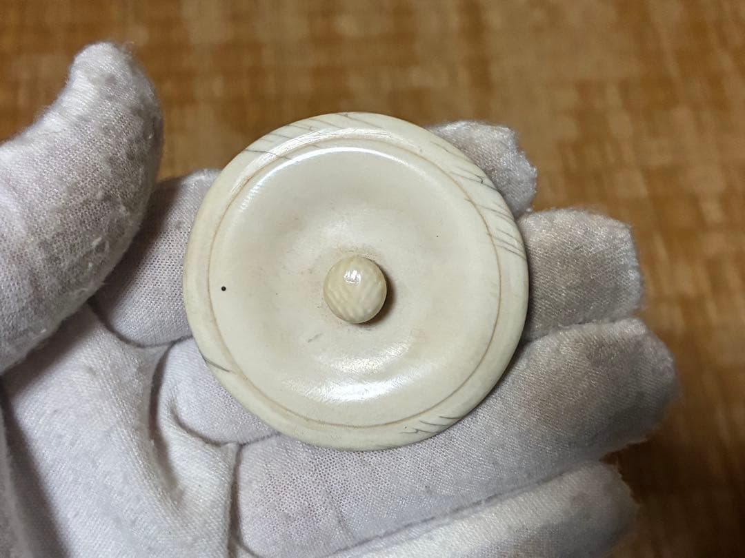 古陶器 赤楽 茶入 印あり 煎茶道具 箱付