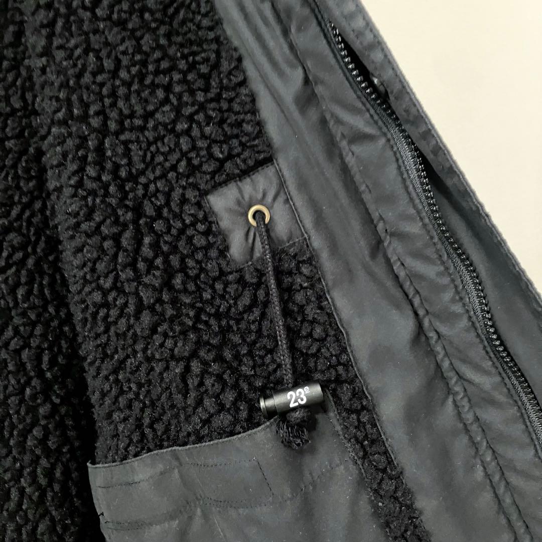 23区SPORT ベンチコート 裏ボア 黒 ブラック