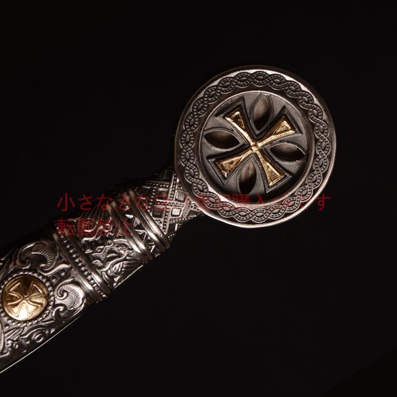 テンプル騎士剣 古兵器 武具 模造刀·模擬刀 Cosplay ロールプレイング