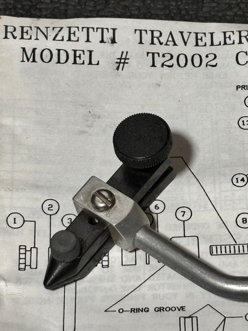 Renzetti Traveler クランプバイス・マテリアル・ツール一式