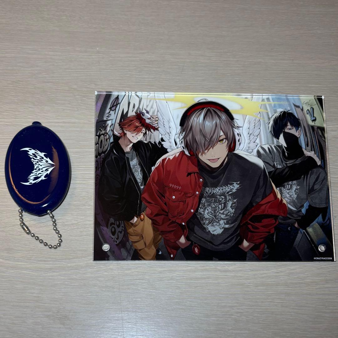 crazy raccoon CR ロックの日 アクリルパネル　ケース