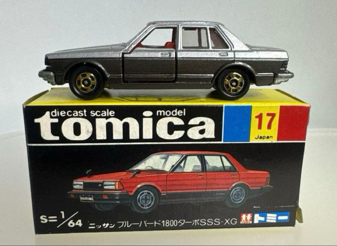 黒箱トミカ　日本製　ニッサン　ブルーバード　ターボ