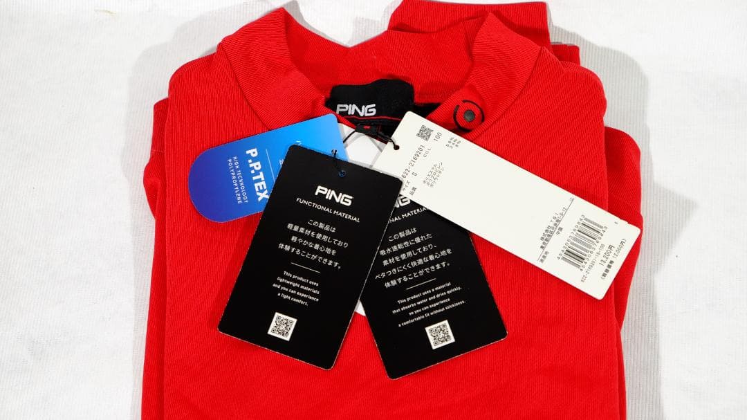 PING レディース長袖トレーナー レッド