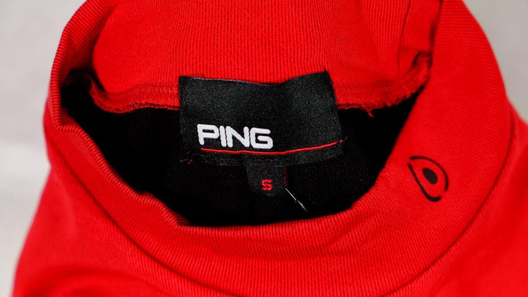 PING レディース長袖トレーナー レッド