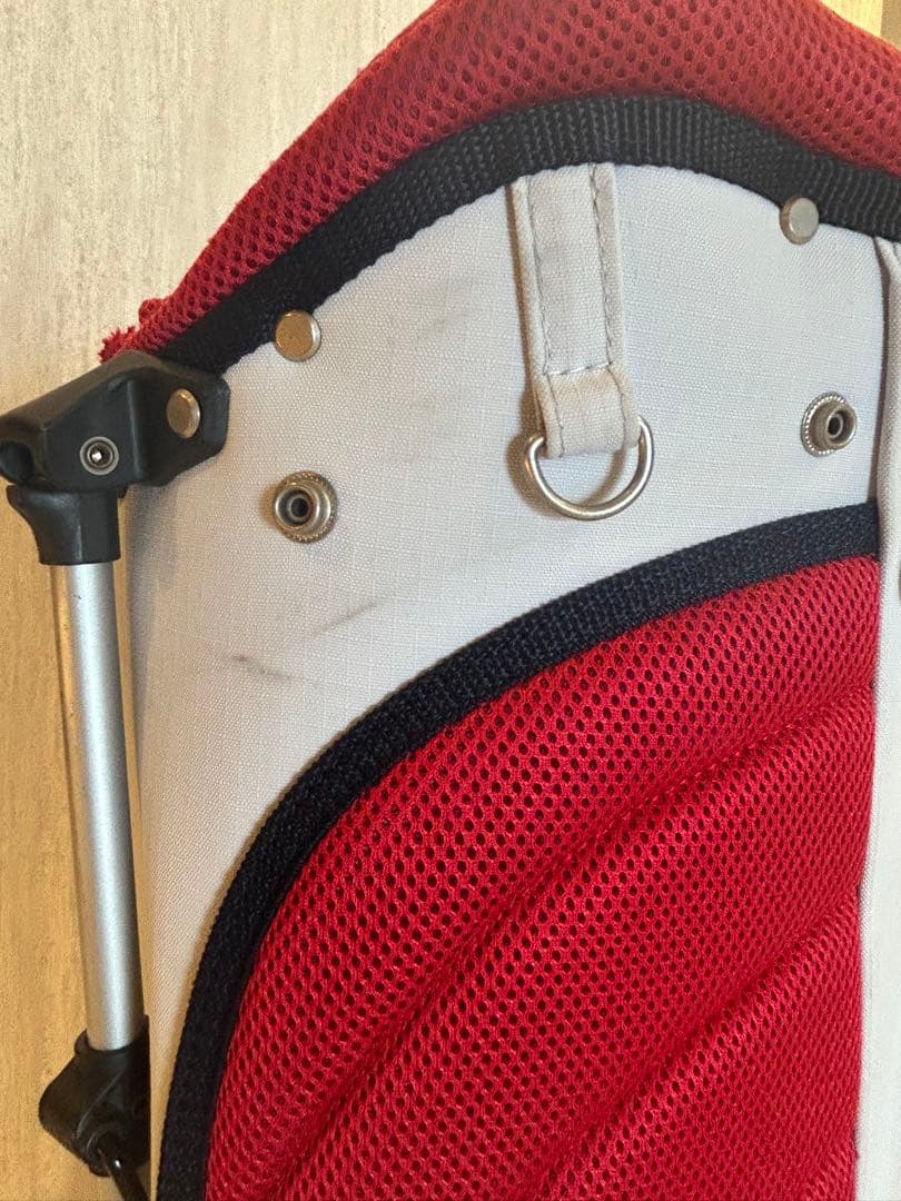 JACK BUNNY キャディバッグ グレー/レッド