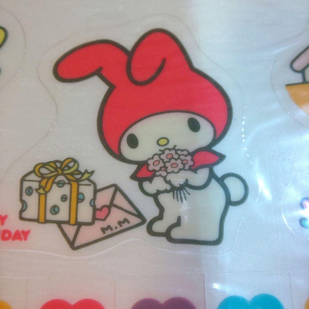 昭和レトロ 1976年 サンリオ マイメロディ シール 未開封