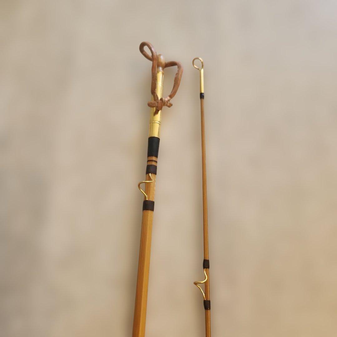 レア　未使用　超美品　　　　　　　オランダ　g&g バンブーロッド革ケース付き