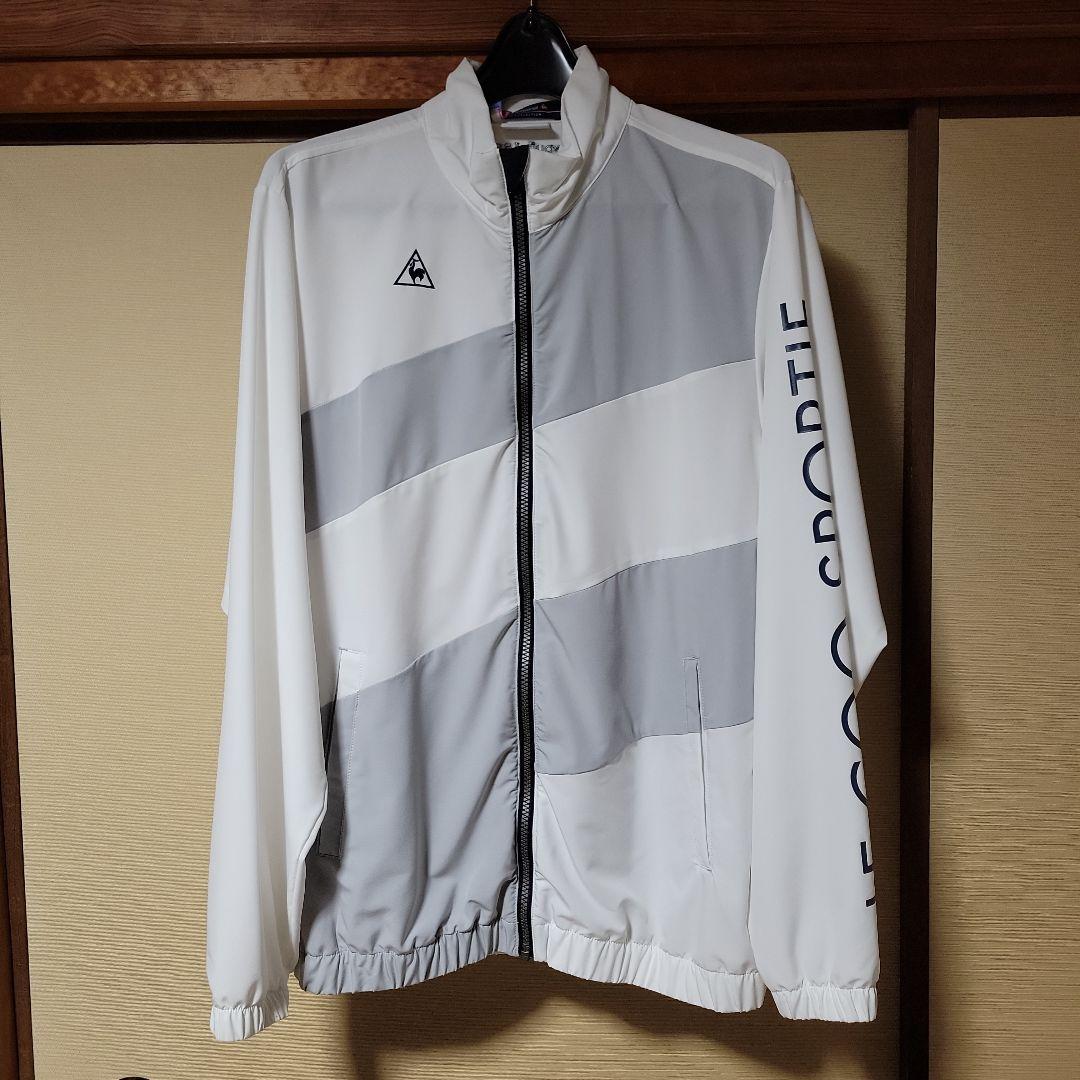 LE COQ SPORTIF ジャケット ホワイト/グレー