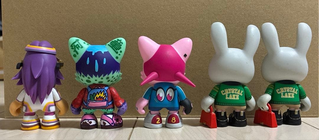 スーパープラスチック　ジャンキーシリーズ3　グギモン　フィギュア　5体セット