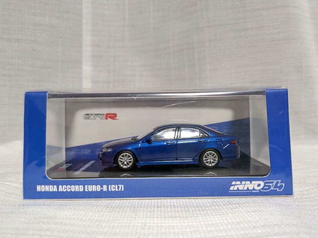 inno64　 イノモデル ホンダ アコード ユーロR CL7 青