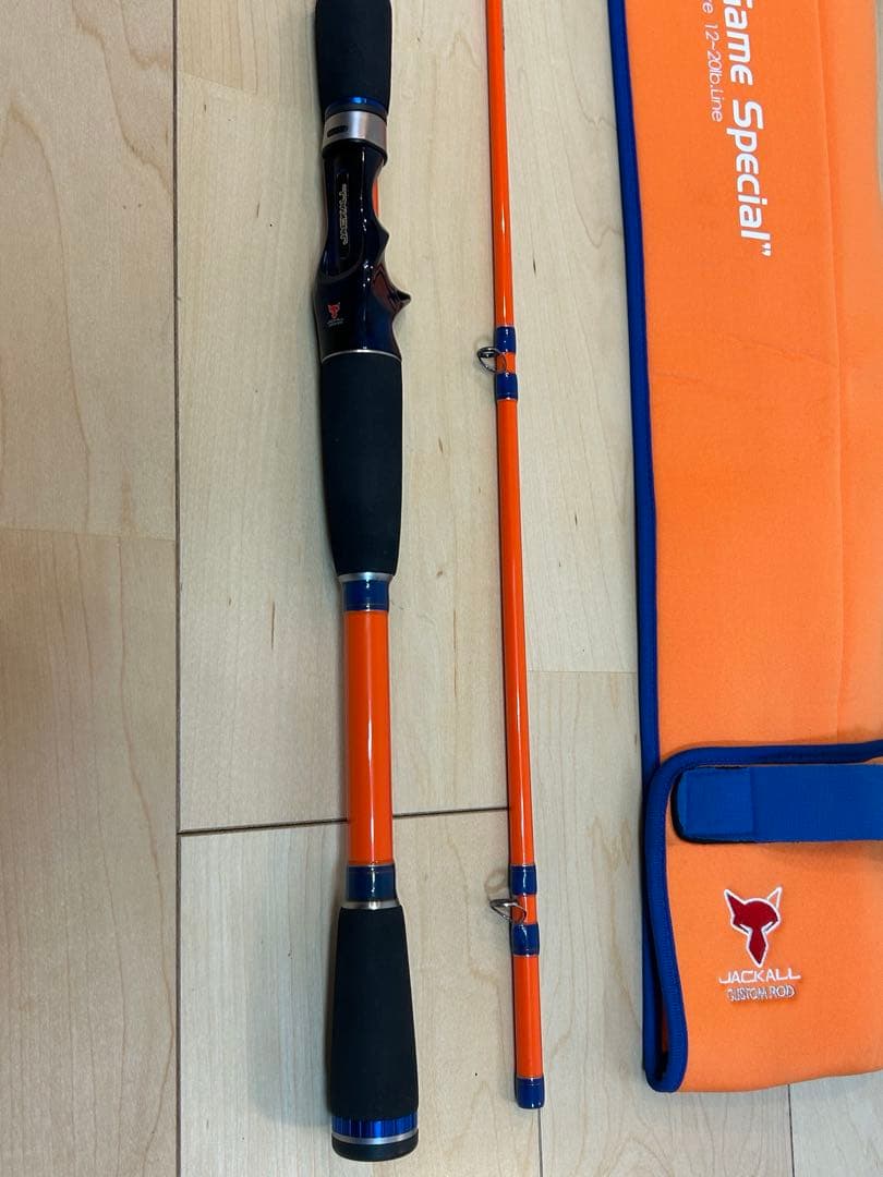 ☆ジャッカルTRANPO TC-72H-2 \" ルアーロッド・ケース付き