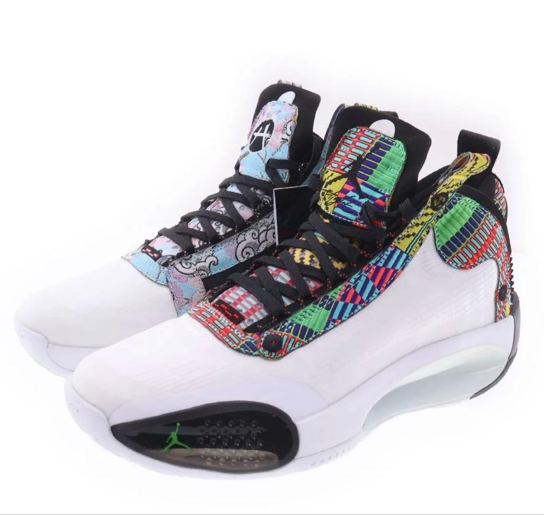 新品NIKE 34 RUI PE エアジョーダン 34 八村塁 25.5