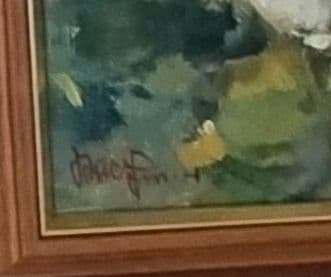 韓奉浩　薔薇　真作　保証書付