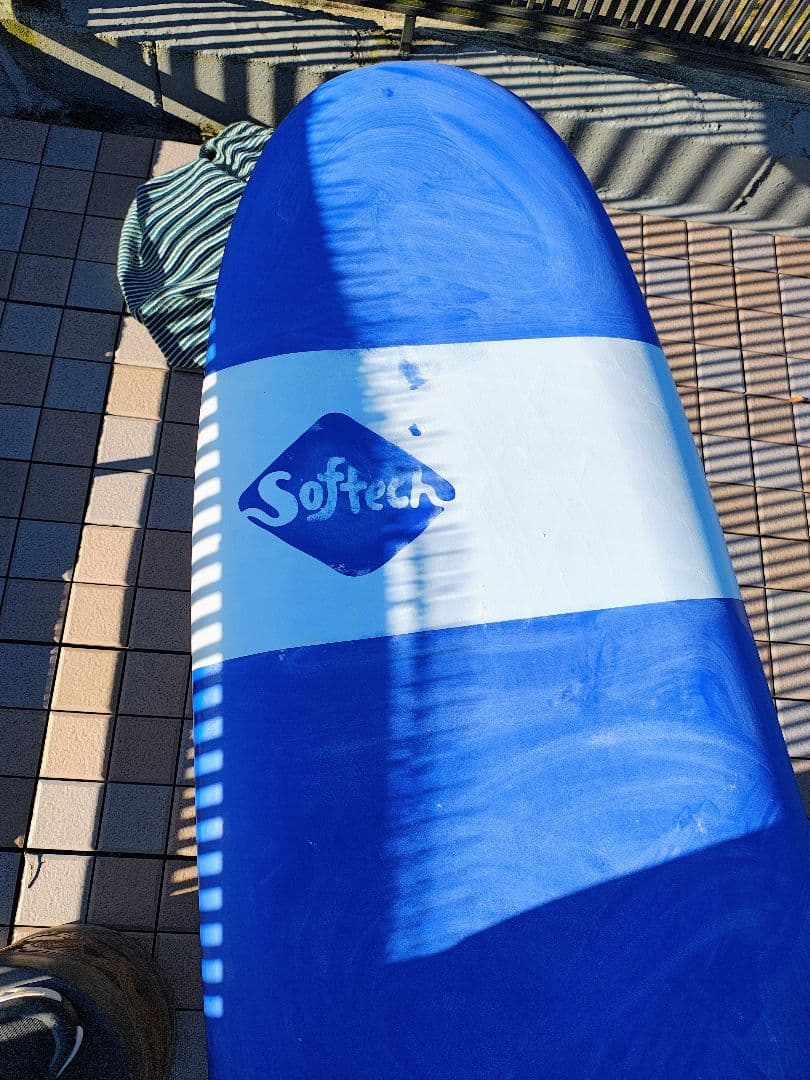 Softech ロングボード 8'4\" 青/白