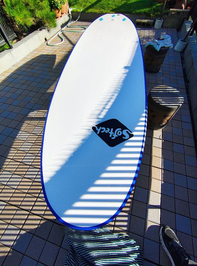 Softech ロングボード 8'4\" 青/白