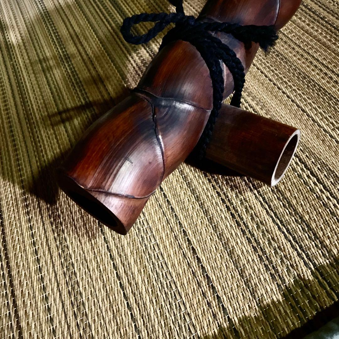 茶道具 亀甲竹 結界 炉屏 煎茶 煤竹