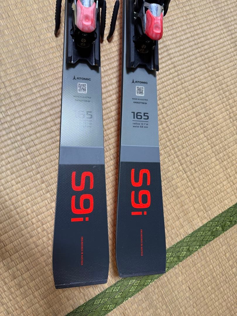 未使用品　Atomic S9i スキー 165cm ビンディング付き