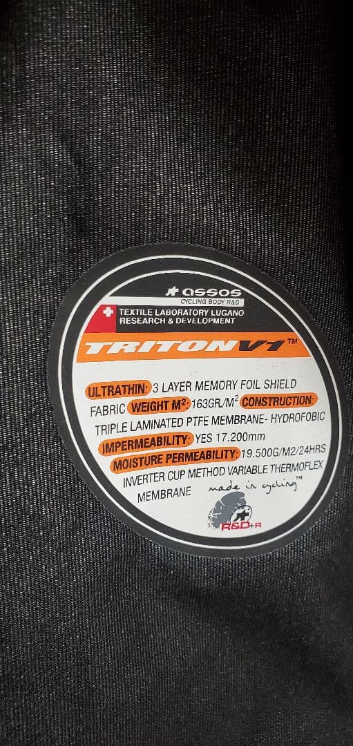 アソス　ストームプリンス　サイズL