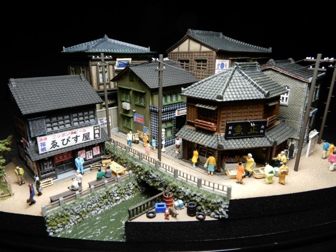 『昭和の街並み』1/150ジオラマ