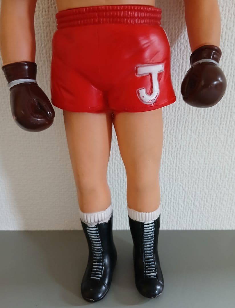 当時物 あしたのジョー 矢吹丈 ソフビ 34cm