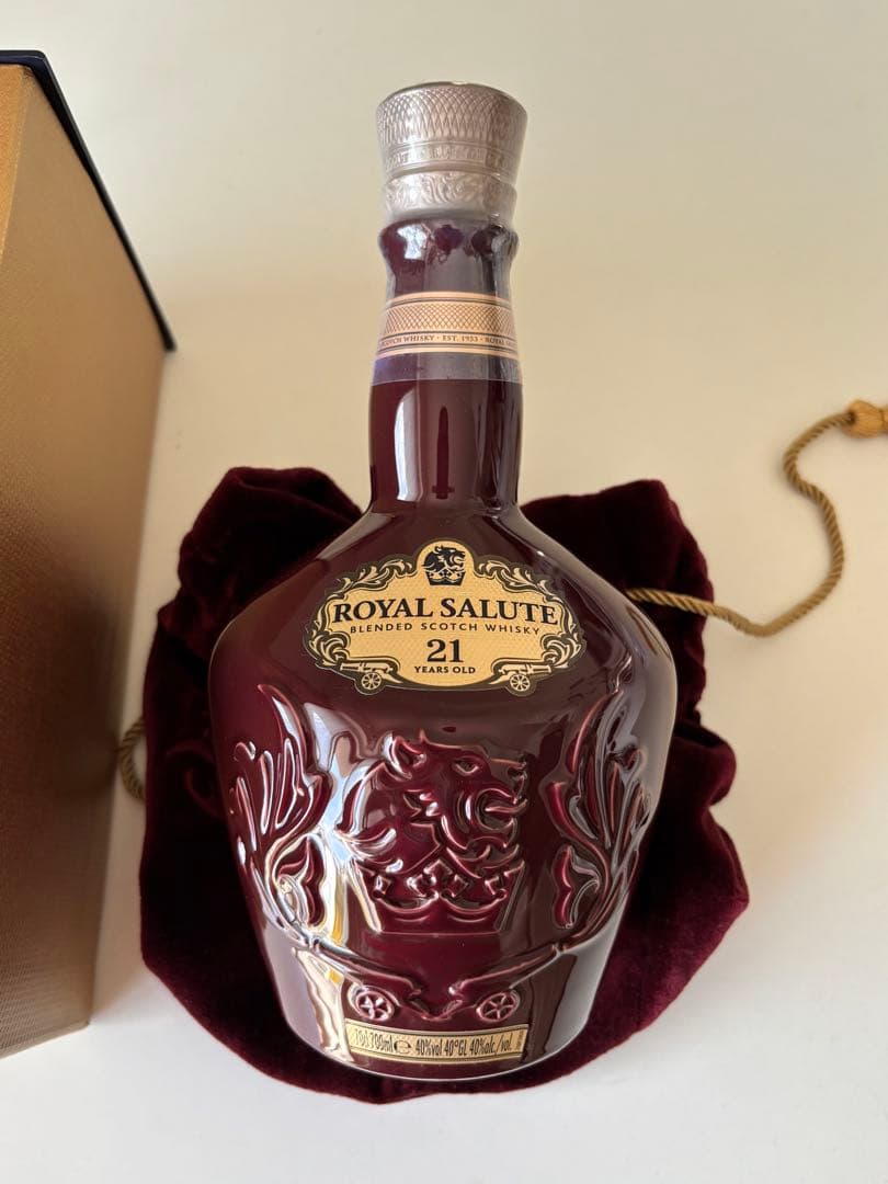  SALUTE 21年 ブレンデッドスコッチウイスキー750ml 箱付