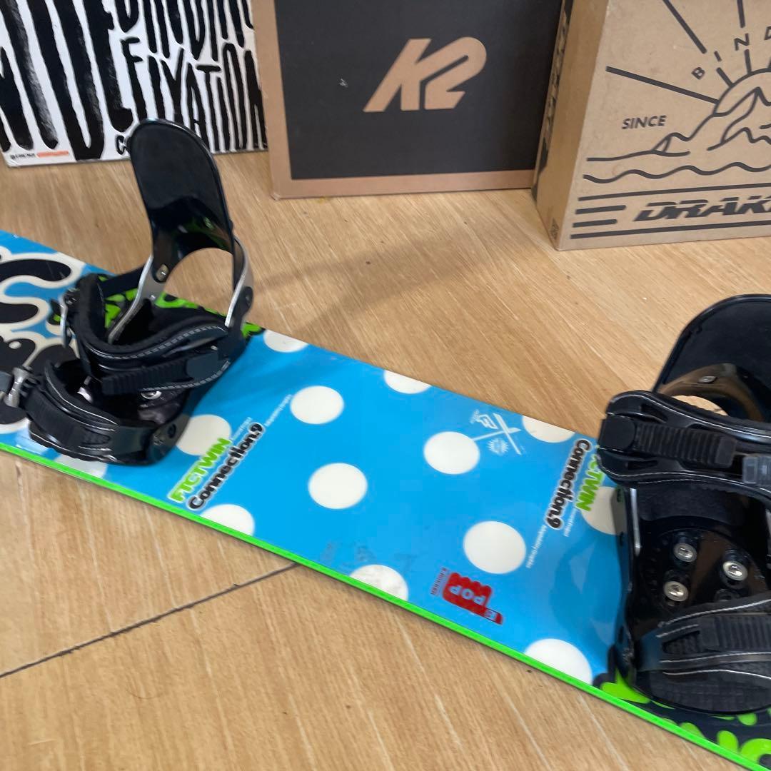 FANATIC×PD　ファナティック　バインディング付スノーボードセット