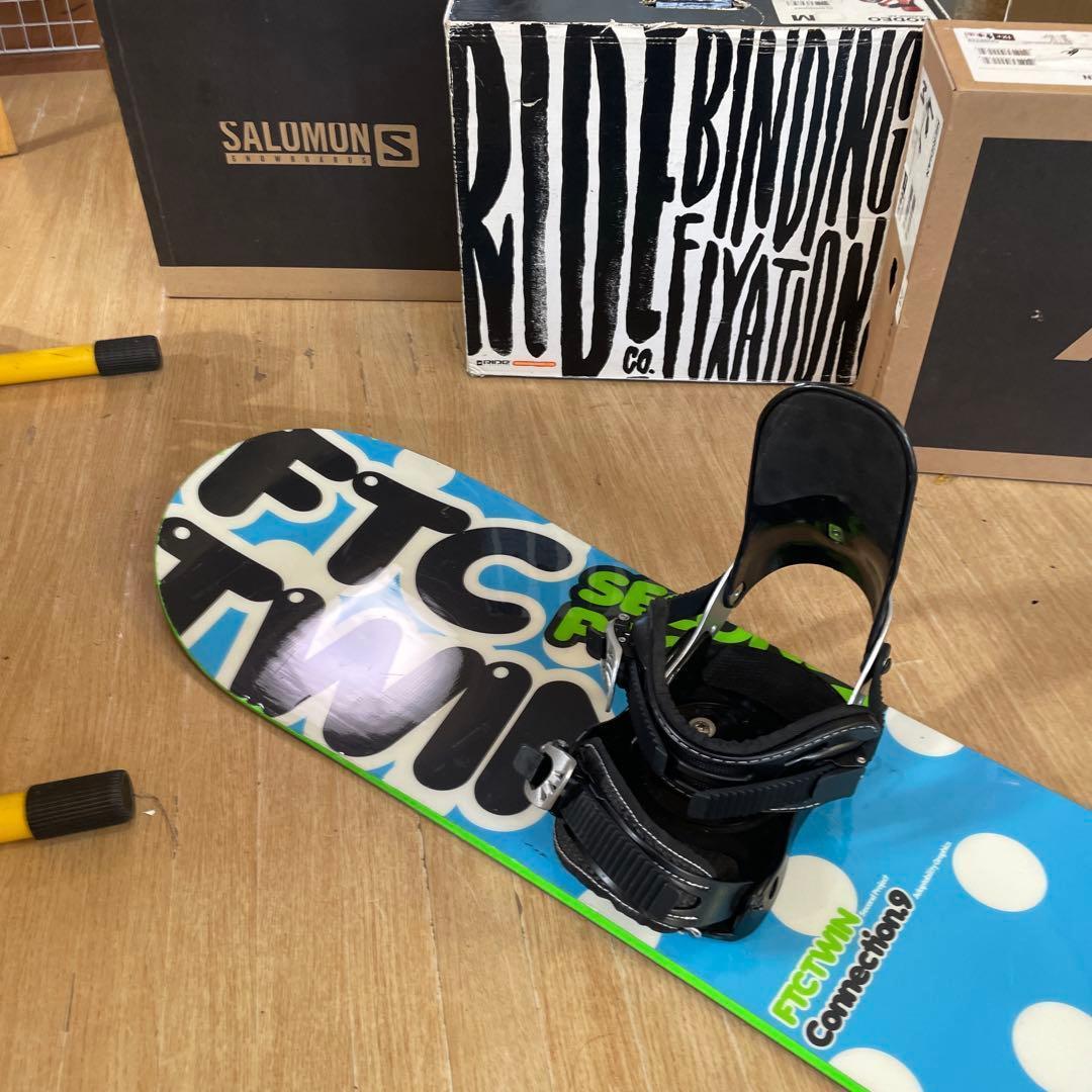 FANATIC×PD　ファナティック　バインディング付スノーボードセット