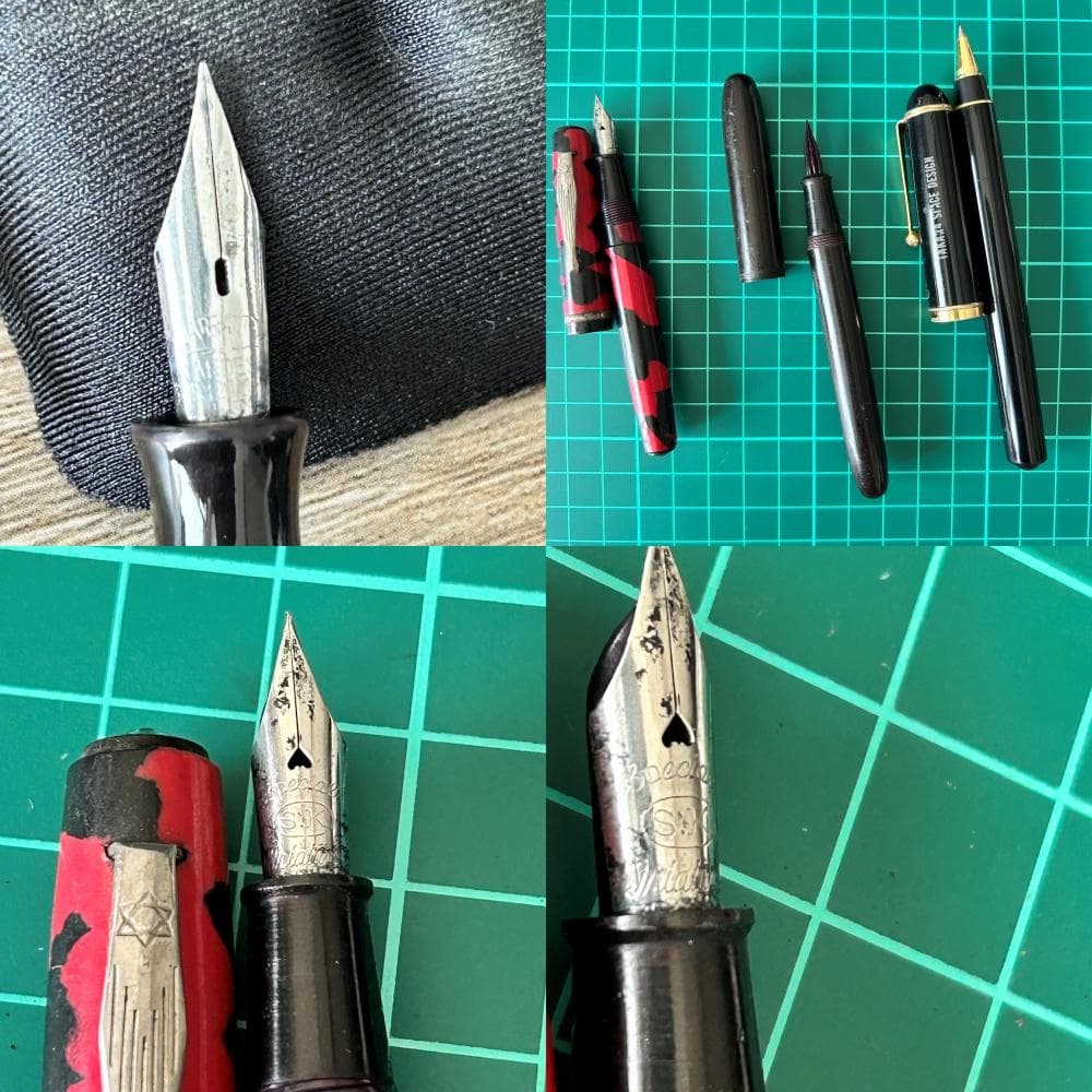 RK14　PARKER　PLATINUM等　当時物　希少ペン　大量まとめセット