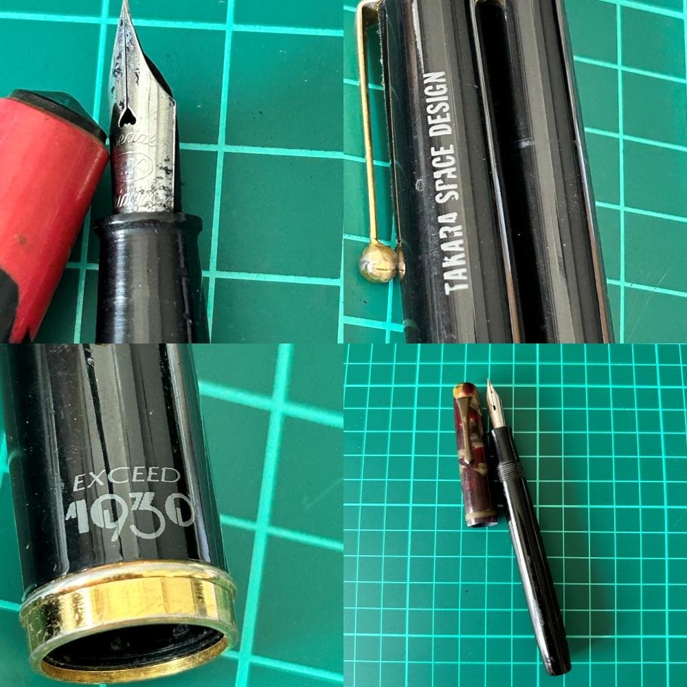 RK14　PARKER　PLATINUM等　当時物　希少ペン　大量まとめセット