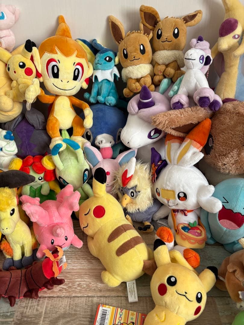 タグ付きあり　ポケモンセンター　ポケモン　FIT　まとめ売り　ぬいぐるみ　62個