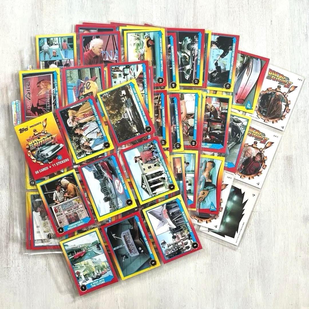 BACK TO THE FUTURE Ⅱ／toppsトレーディングカード88枚