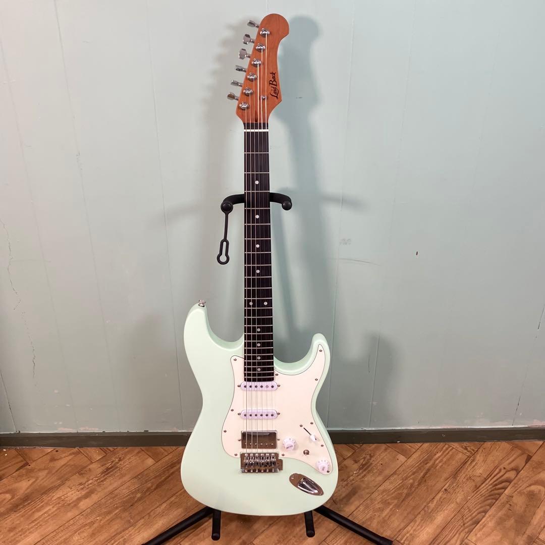 【おまけ付♪】Laid Back エレキギター LSE-3H グリーンホワイト