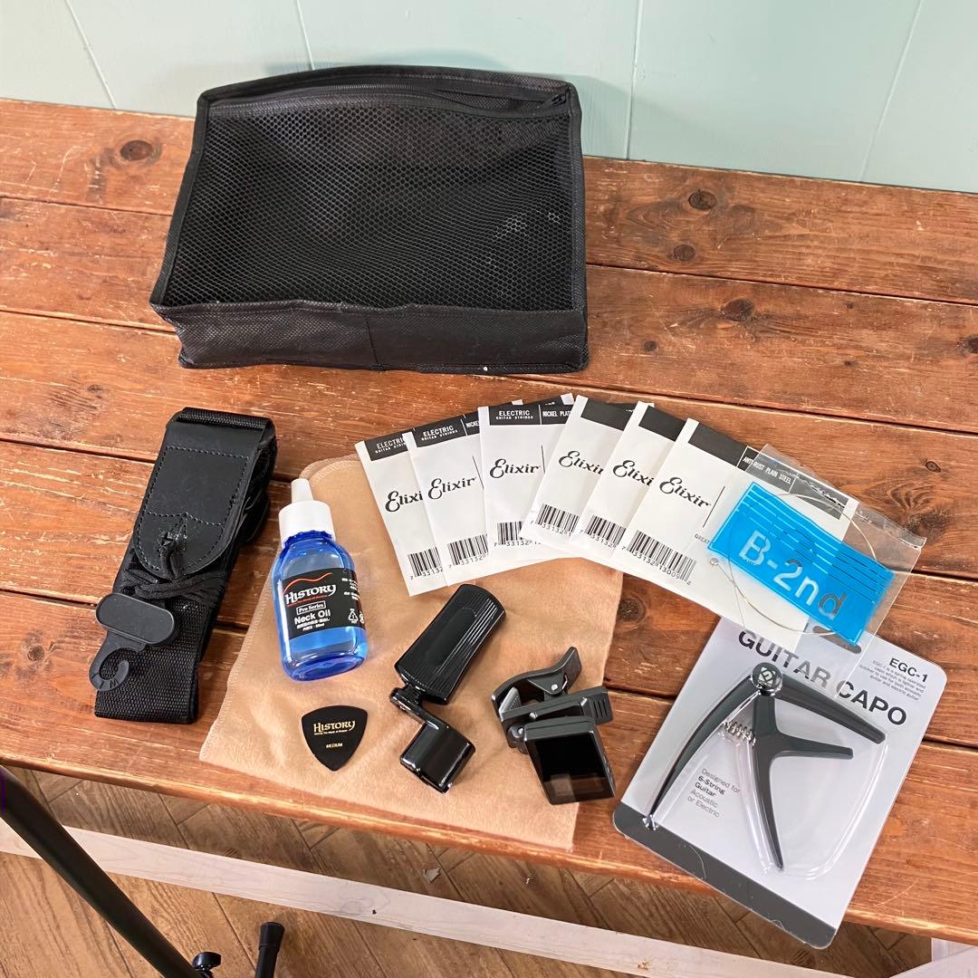 【おまけ付♪】Laid Back エレキギター LSE-3H グリーンホワイト