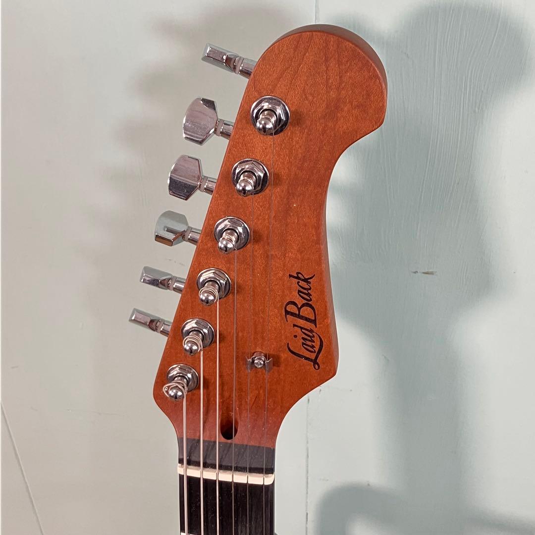 【おまけ付♪】Laid Back エレキギター LSE-3H グリーンホワイト