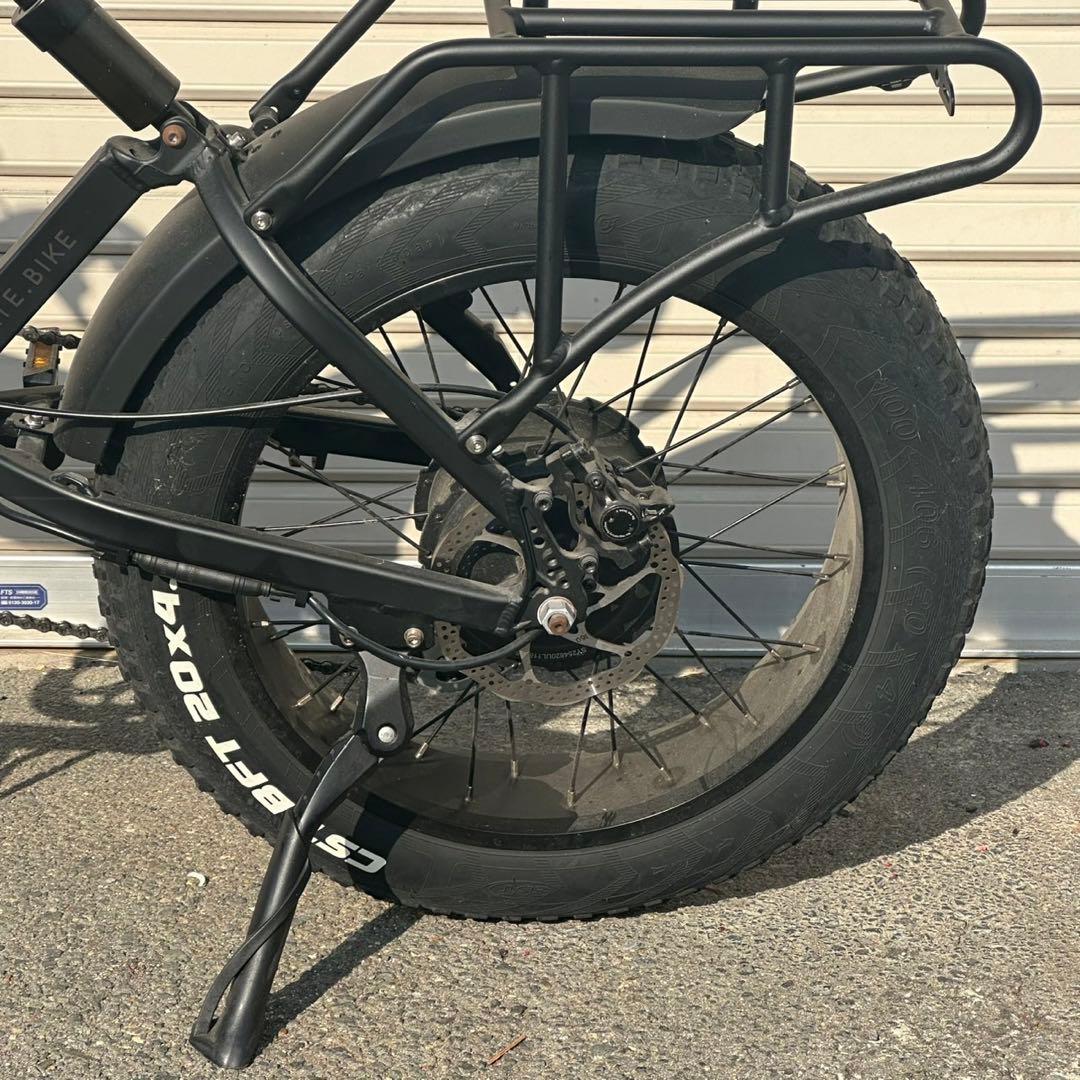 MATE.BIKE 電動アシスト 折りたたみ ファットバイク 20インチ 黒