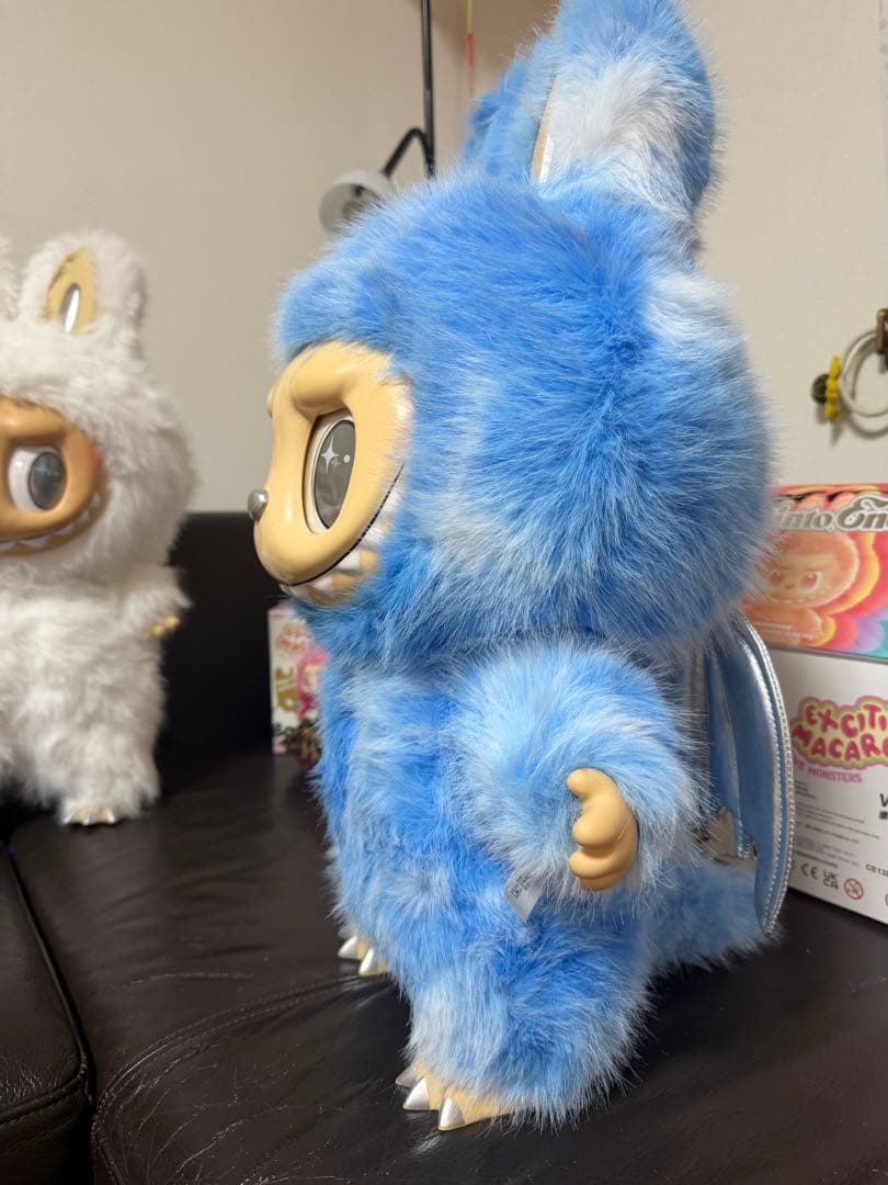 超特大60cmジモモ スカイブルー 羽付きスペシャルオーダー