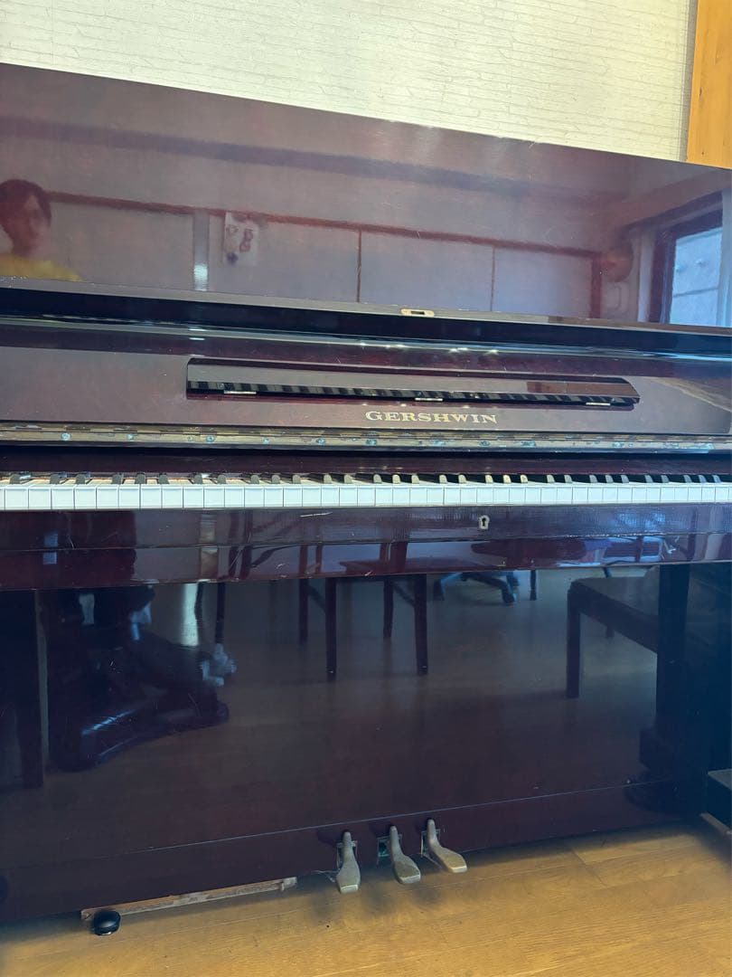 GERSHWIN アップライトピアノ ダークブラウン