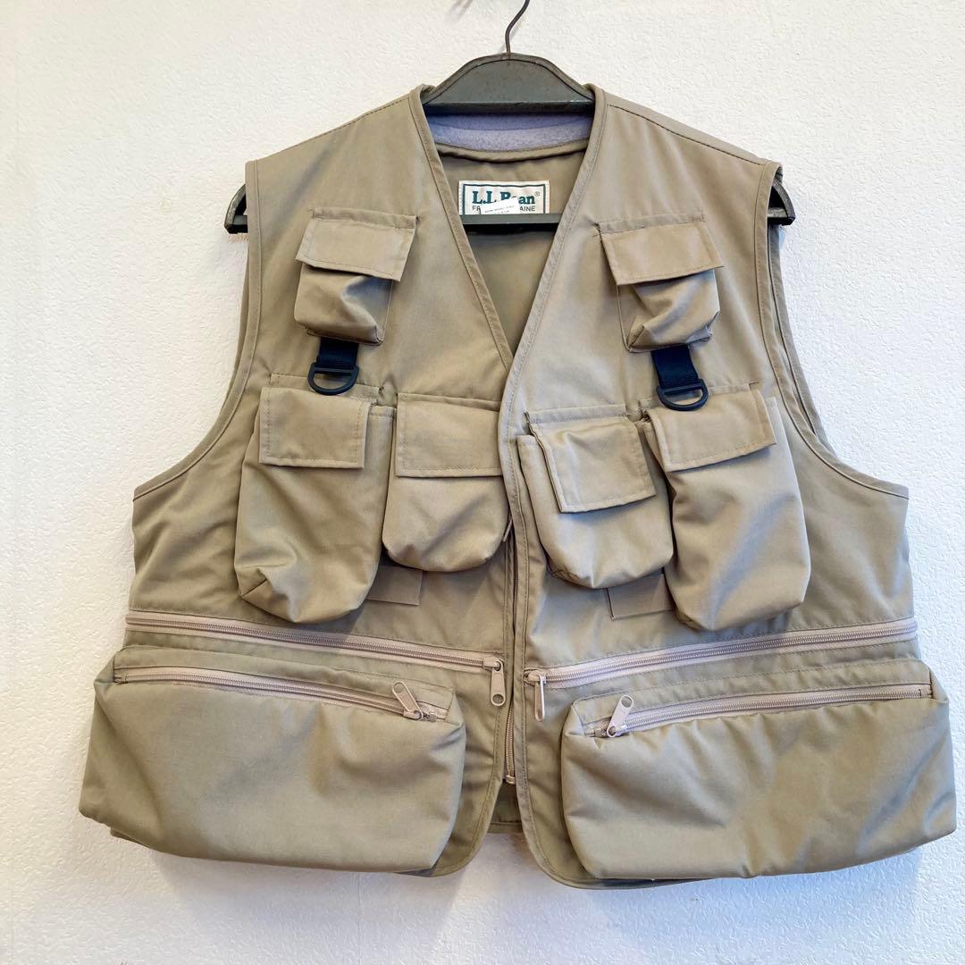 90s llbeanフォトグラファーベスト L カメラマン フィッシング