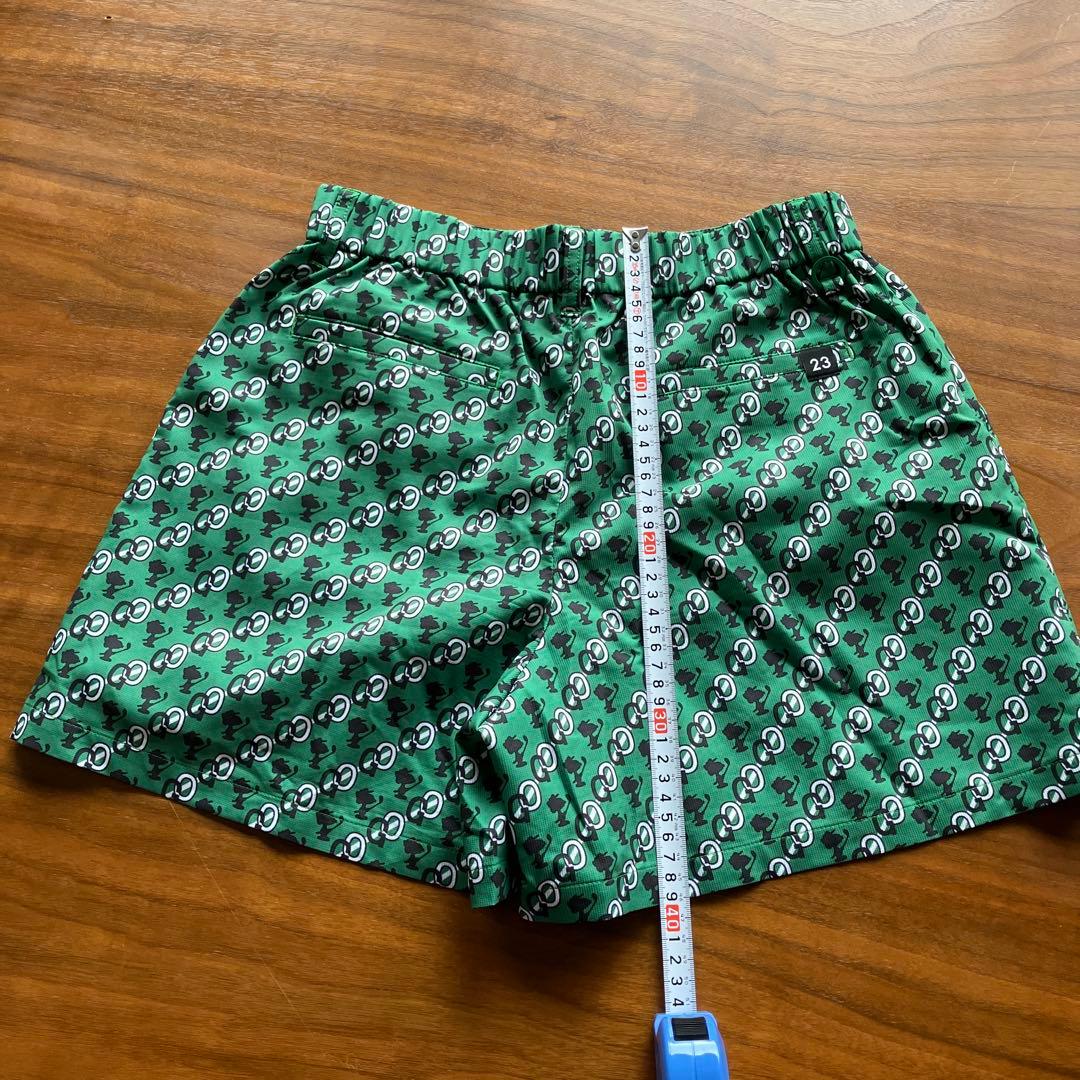 SNOOPY 緑色ポロシャツ・ショートパンツセット