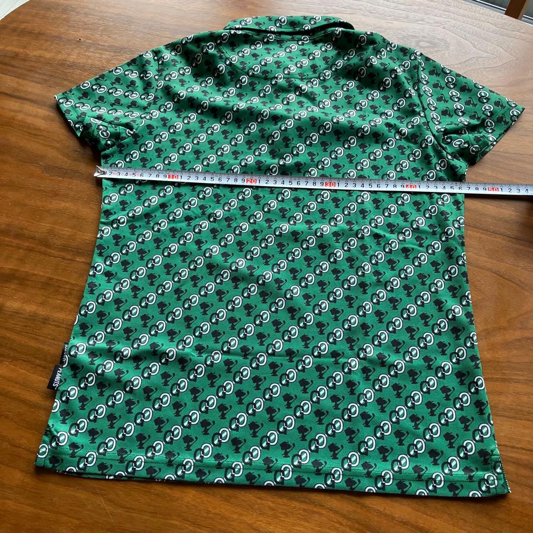 SNOOPY 緑色ポロシャツ・ショートパンツセット