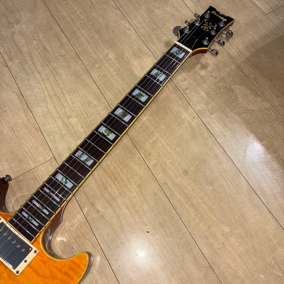 超希少　アイバニーズ　レスポールダブルカッタウェイタイプ　メンテ済み