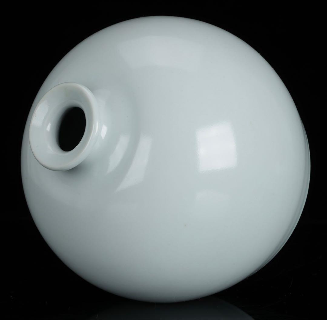 【泥裏珠光 初代 斎藤陶斎（三郎）】白磁壺 共箱 花器 花瓶 飾壺 骨董 古美術