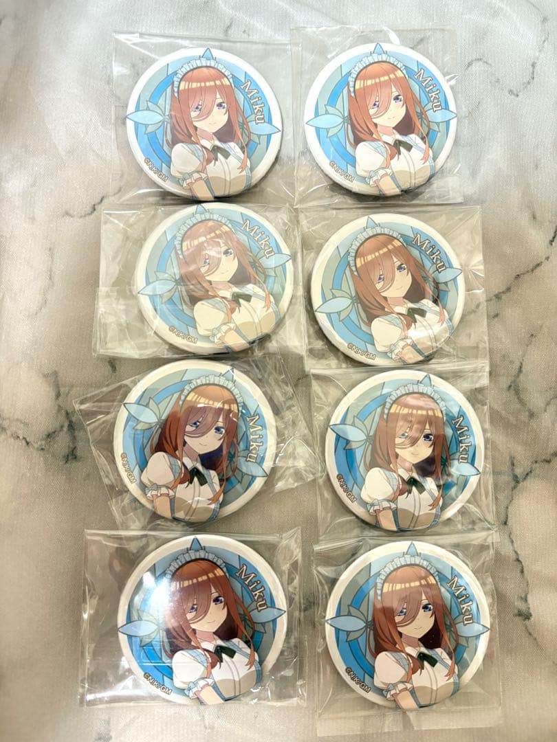 五等分の花嫁　中野三玖　缶バッジセット