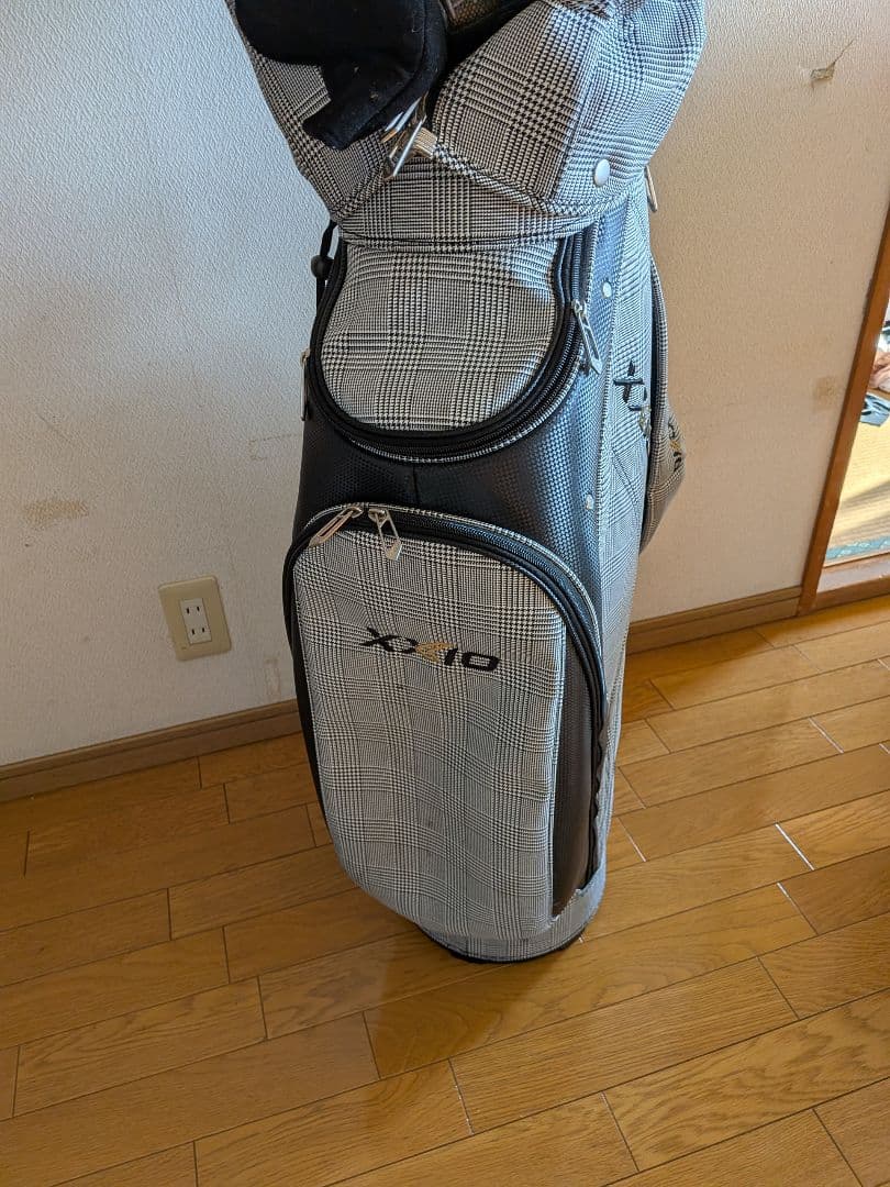 XXIO チェック柄 ゴルフバッグ